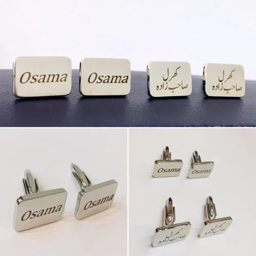 Cufflinks personalized with your name