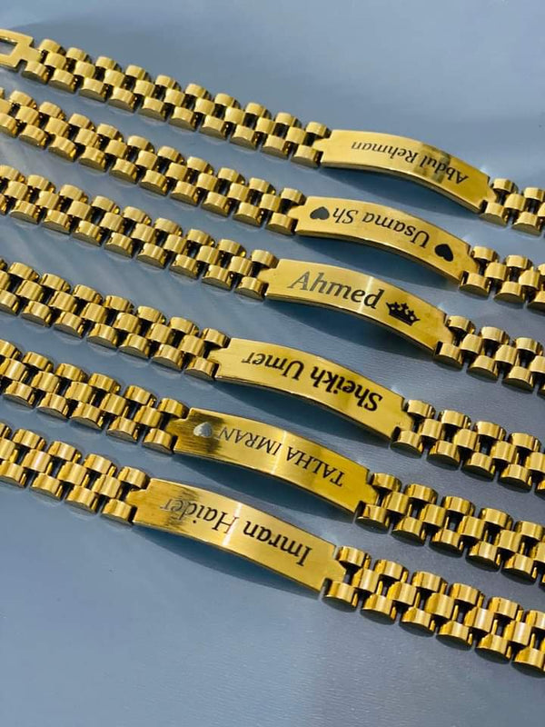 Customize unisex chain-link bracelet by Creative Sparks – photo 5