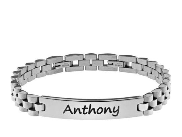 Customize unisex chain-link bracelet by Creative Sparks – photo 6