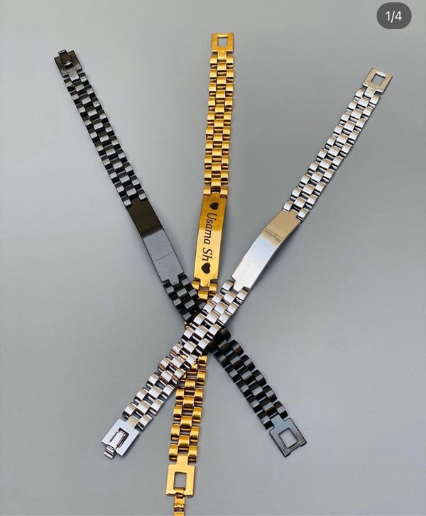 Customize unisex chain-link bracelet by Creative Sparks – photo 8
