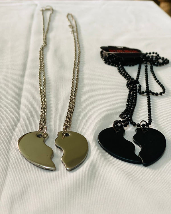 Broken heart couple locket – photo 4