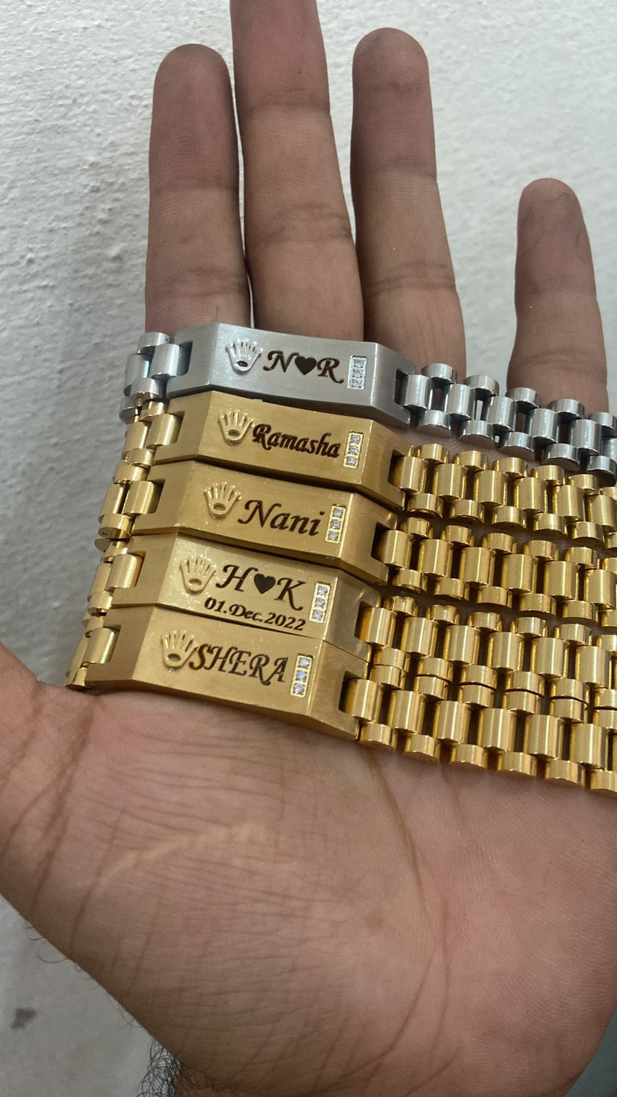 Engraved name bracelet – photo 3