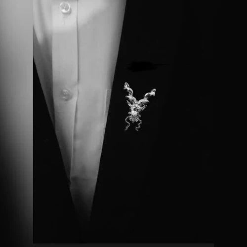 Markhor antique lapel pin and coat pin – photo 4