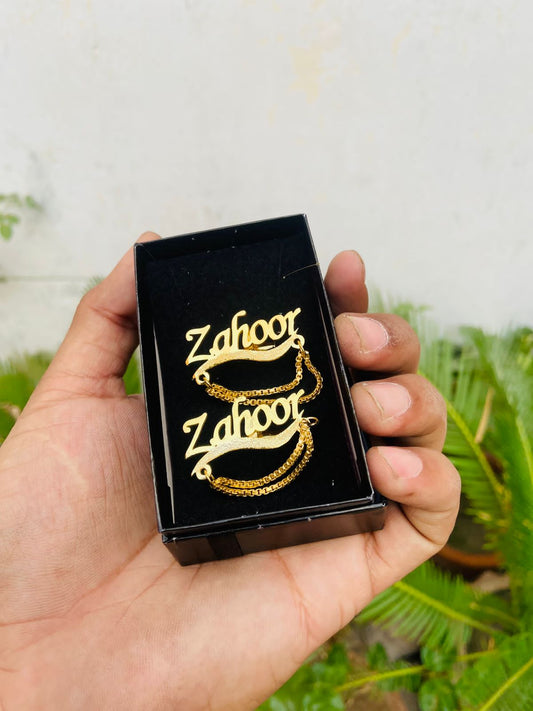 Customized engraved cufflink by Creative Sparks