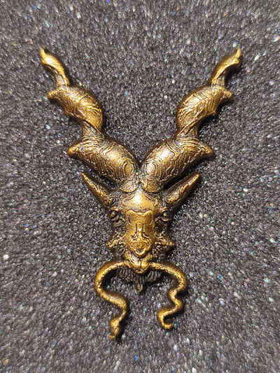 Markhor antique lapel pin and coat pin – photo 3