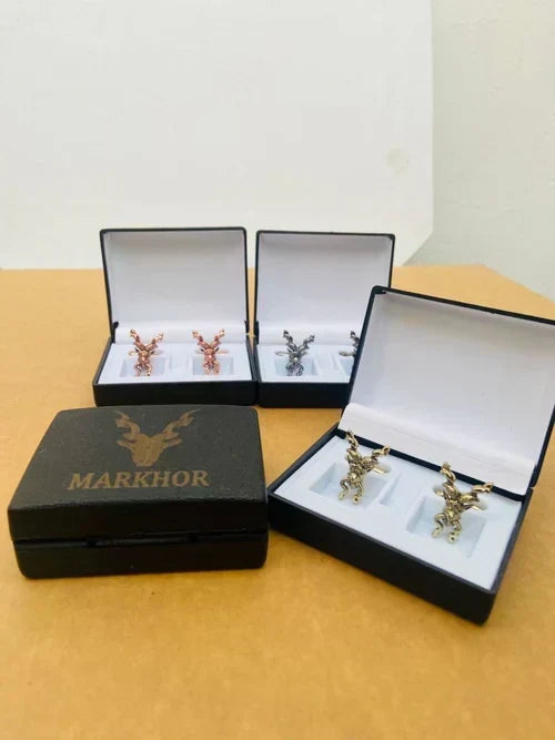 Markhor cufflinks – photo 3