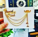 Customize name coat pin