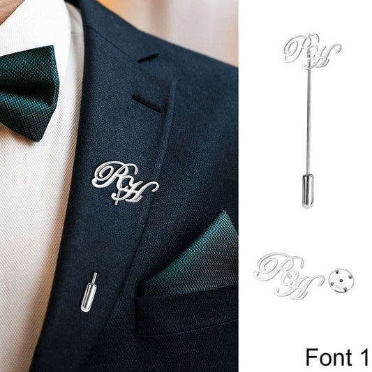 Customized name coat pin by Creative Sparks