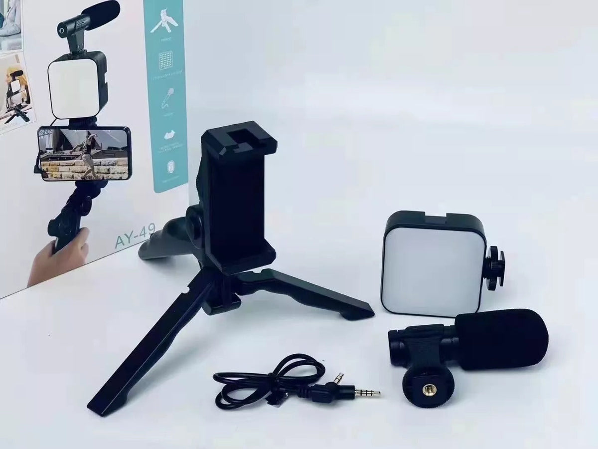 AY-49 5-in-1 vlogging kit with tripod – photo 3