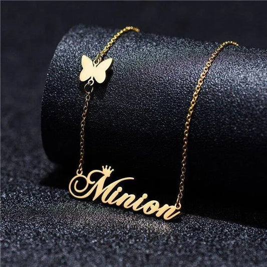 Customized single or double name necklace by Creative Sparks