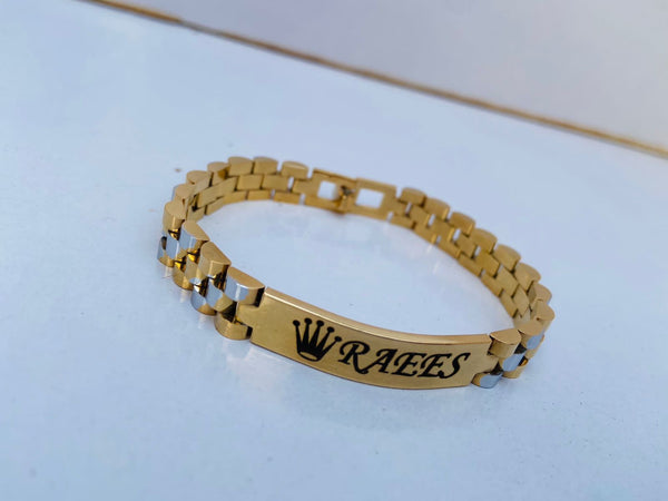 Customize unisex chain-link bracelet by Creative Sparks – photo 2